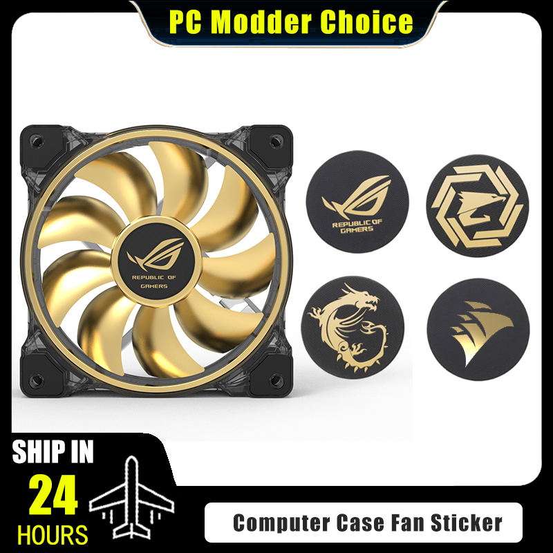 Pad Gaming Console - Computer Case Fan Logo Sticker, ROG