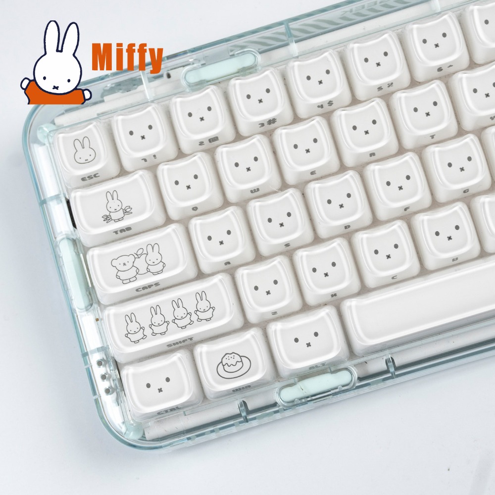 Kawaii Miffy Keycaps Cute Rabb - đánh giá và giá Pad Gaming Console