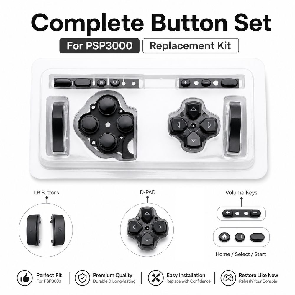 1Set Button Replacement Kit LR - đánh giá và giá Gaming Console High Quality