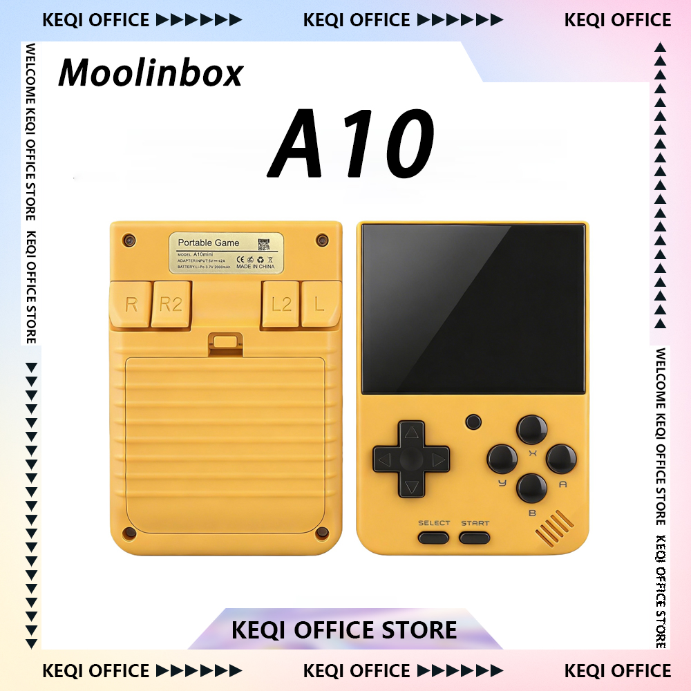 Moolinbox A10 Mini Retro Open  - đánh giá và giá Gaming Console Handheld Retro