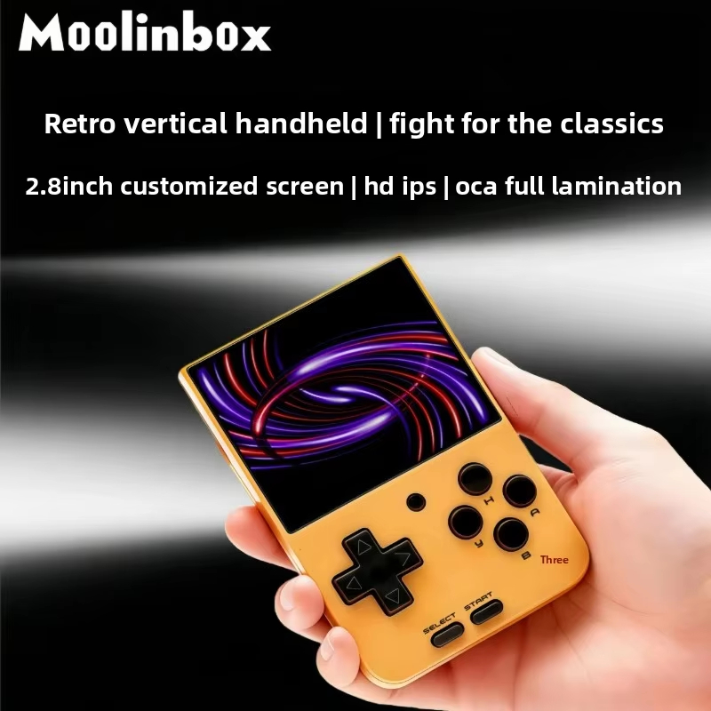 Moolinbox A10 Mini Retro Open  - đánh giá và giá Gaming Console Handheld Retro