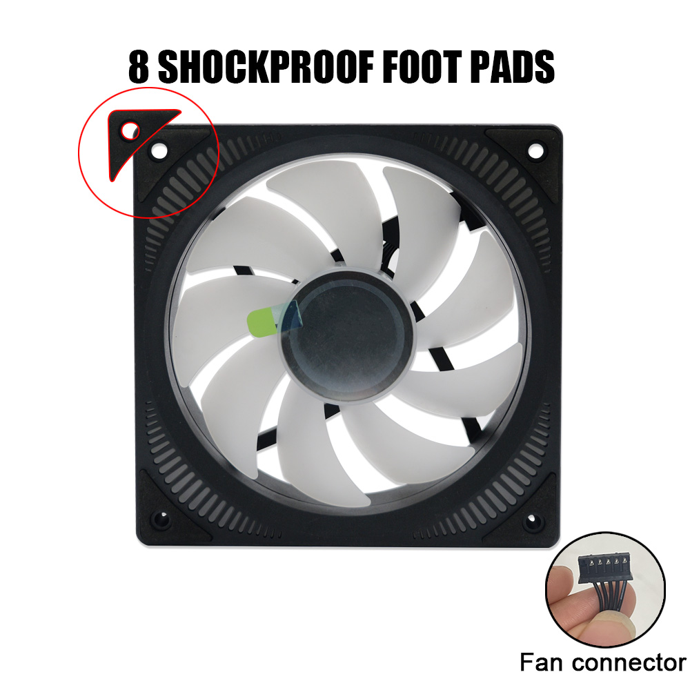 Manmu High Quality Fan 120mm 6 - đánh giá và giá Gaming Console High Quality