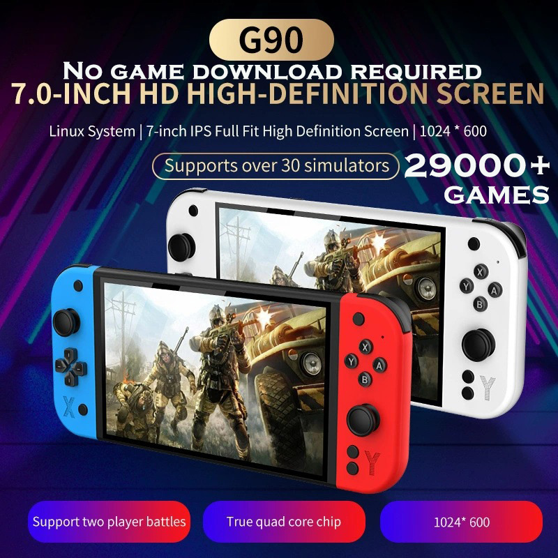 G90 Portable Gaming Handheld S - đánh giá và giá Gaming Console Cartoon