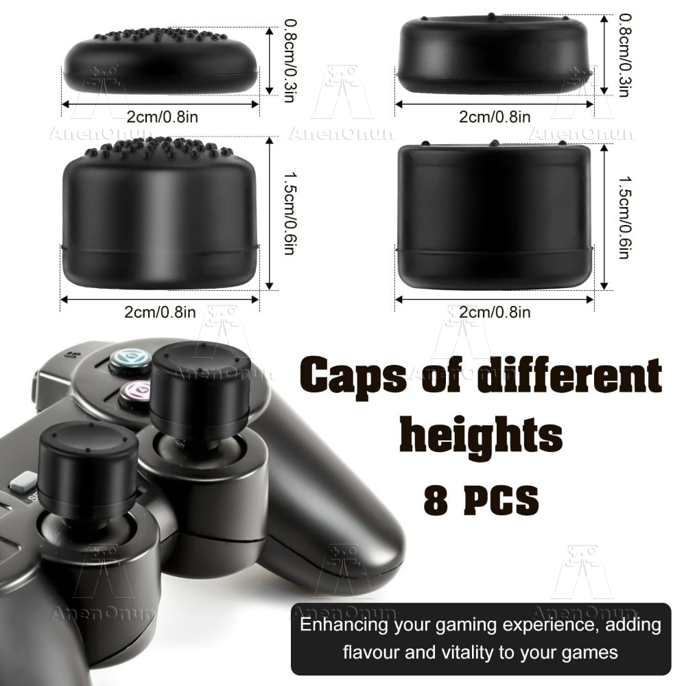 8PCS Thumb Grip Caps Controlle - đánh giá và giá Gaming Console For Pc