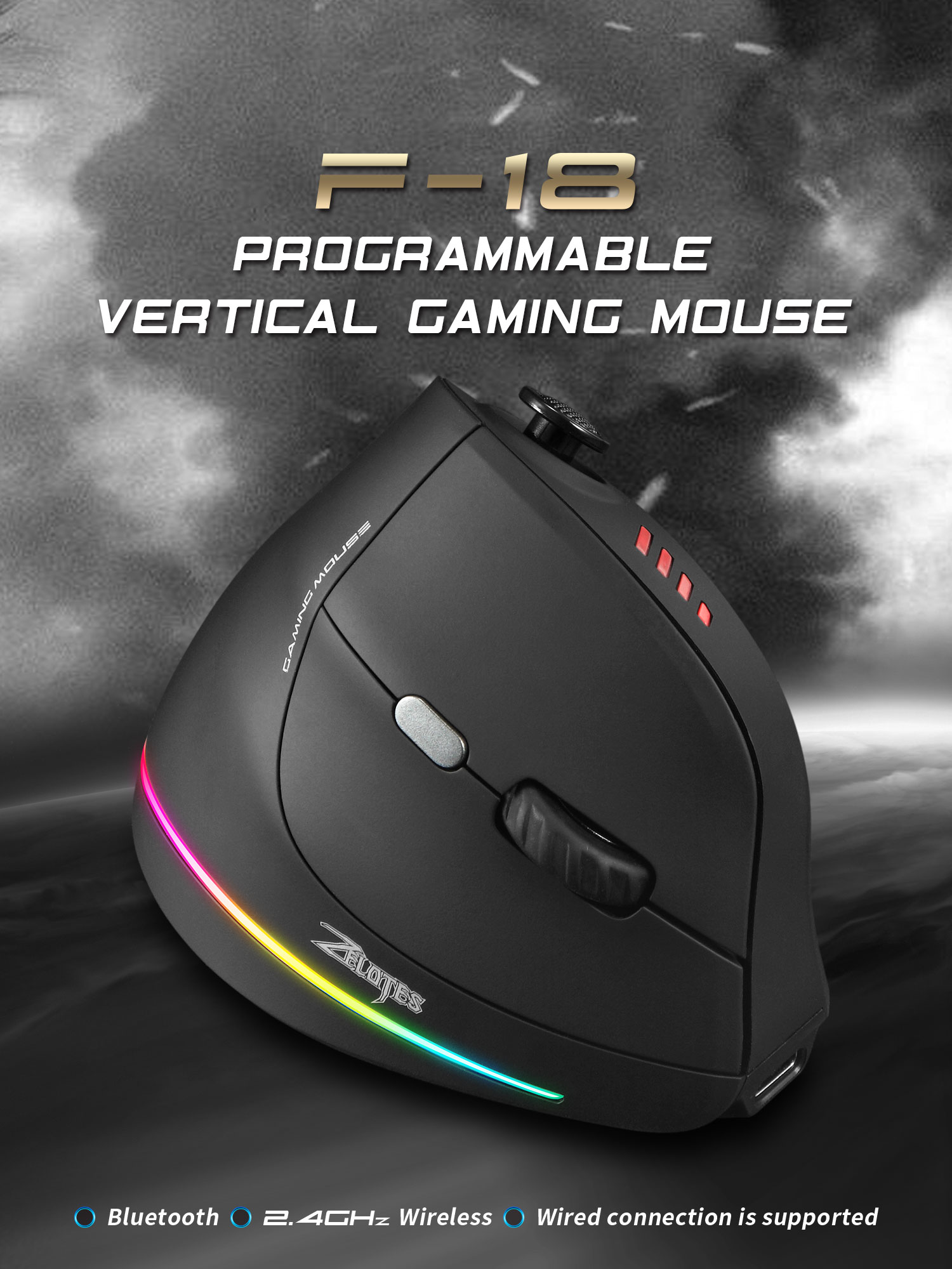 Jomaa RGB Backlit Wireless Ver - đánh giá và giá Pad Gaming Console